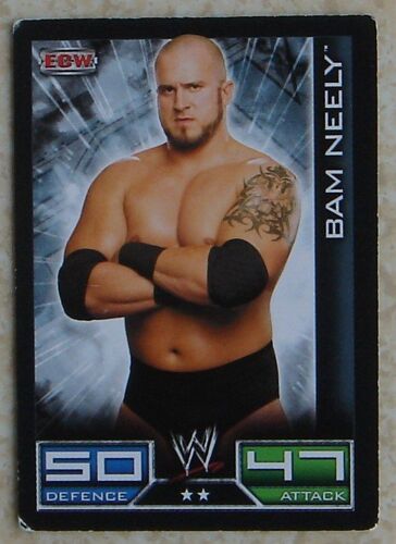 Carte Wwe Slam Attax 2008 : Bam Neely - Ecw - Défense 50 Attaque 47 - 2 Étoiles