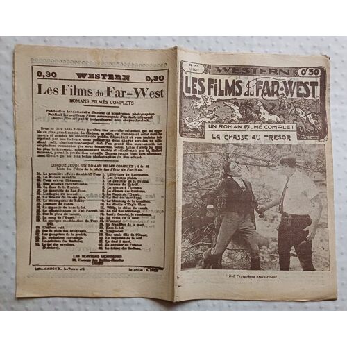 Western Films Far West # 59 1931 La Chasse Au Tresor Cine Roman
