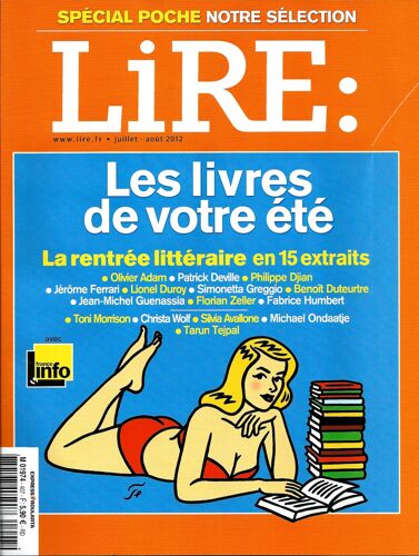 Lire N°407: Livres De Votre Ete/ Special Poche/ Homeric/ Lafayette/ Elgey/ Simenon/ De Luca/ Rentree