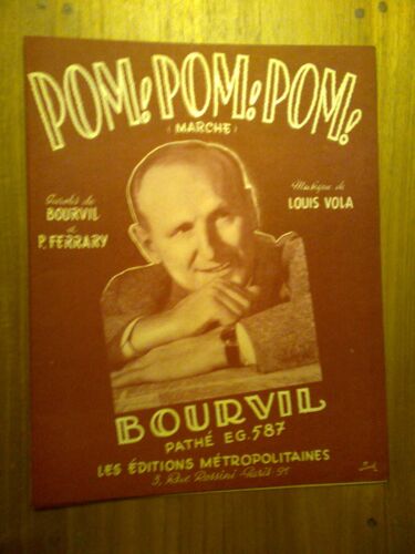 Partition "Pom! Pom! Pom!" (Bourvil)