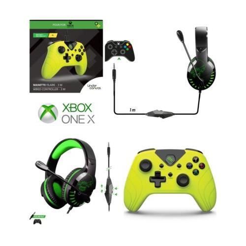Casque Gamer PRO H3 SPIRIT OF GAMER XBOX ONE/S/X/PC + Manette XBOX ONE-S-X-PC JAUNE POP