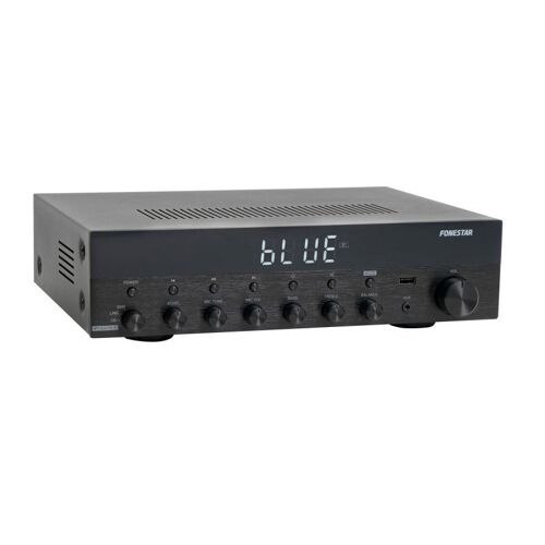 Amplificateur stéréo Bluetooth, USB/MP3, Radio FM, Hifi 30+30w RMS power Fonestar As-3030