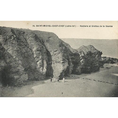 Saint-Michel-Chef-Chef - Rochers Et Grotte De La Source 1910