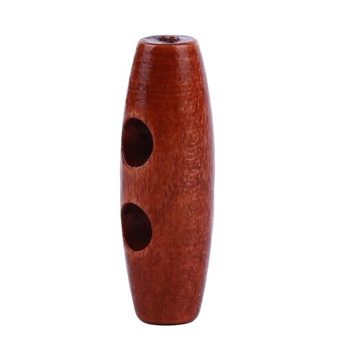 50 Pièces/Lot Bois Corne À Coudre Bascule Boutons 2 Trous Artisanat Boutons Manteau Vêtements Accessoires