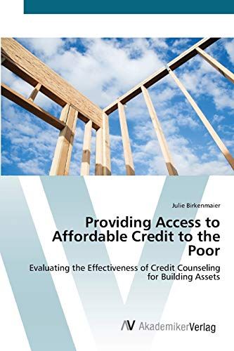Providing Access To Affordable Credit To The Poor
