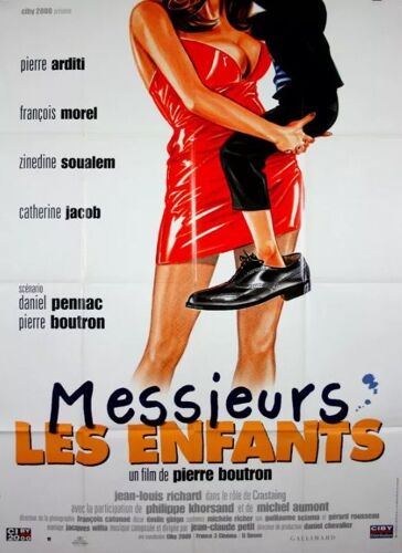 Messieurs Les Enfants - Affiche Originale De Cinéma - Format 120x160 Cm - Un Film De Pierre Boutron Avec Pierre Arditi, Francois Morel, Catherine Jacob, Michel Aumont, Zinedine Soualem - Année 1997