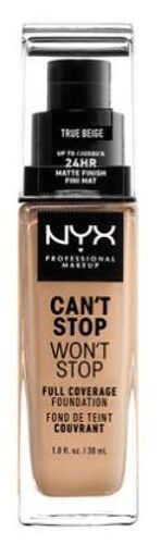 Nyx Can?T Stop Won?T Stop Full Coverage Foundation True Beige 30ml 