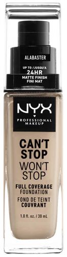Nyx Can?T Stop Won?T Stop Full Coverage Foundation Alabaster 30ml 