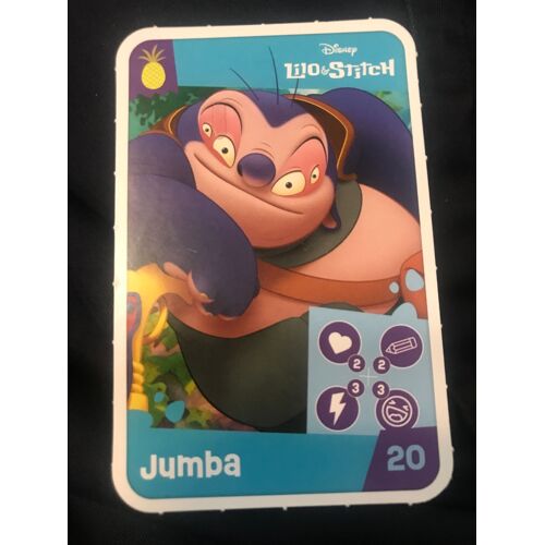 Carte Jouons Revons N.20 : Jumba - Lilo Et Stitch - Auchan - Disney - 2024