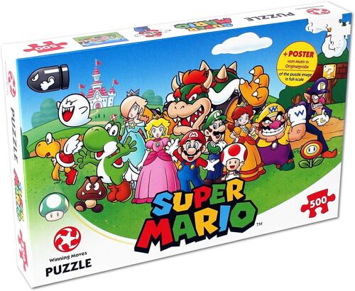 Winning Moves Mario And Friends 500 Piece Jigsaw Puzzle