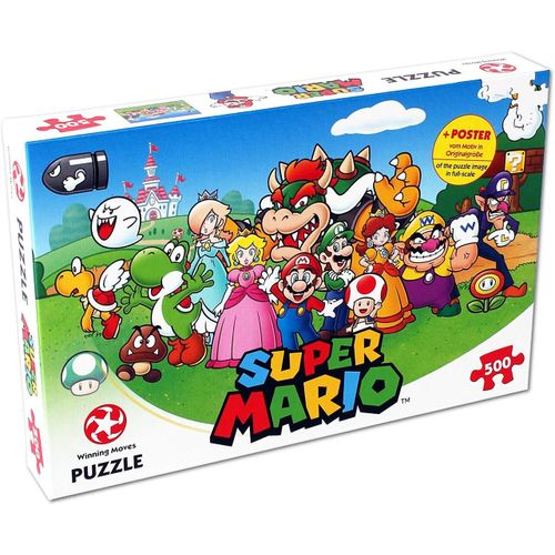 Winning Moves Mario And Friends 500 Piece Jigsaw Puzzle