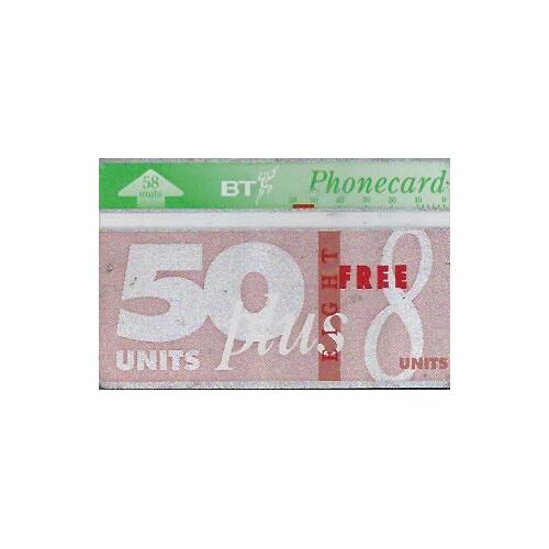 Phonecard 58 Units (Angleterre)