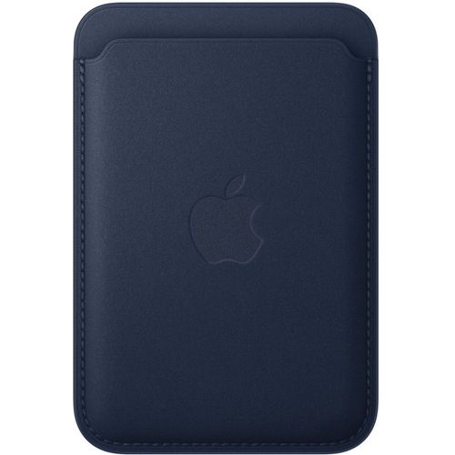 Porte-Cartes Apple En Tissage Fin Bleu