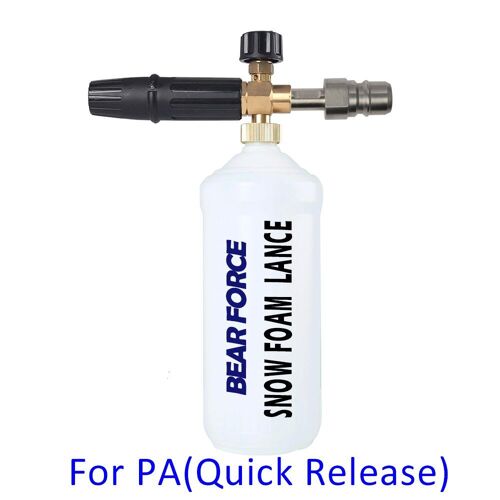 Buse Pour Mousse De Nettoyage De Voiture, Générateur De Mousse, Pistolet À Savon, Lance À Neige, Connecteur Rapide Pa Pour Nettoyeur À Haute Pression