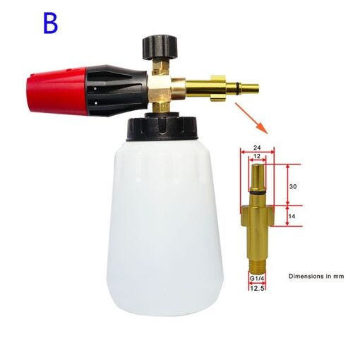 For Bosch Black Deck Nettoyeur Haute Pression Neige Mousse Lance Mousse Buse Lave-Auto Mousse Fabricant Pour Karcher Elitech Daewoo Bort Ar Bosche Mac Nettoyeur Haute Pression