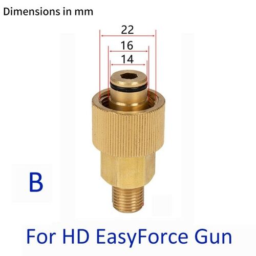 Hd Easyforce Adapter Nettoyeur Haute Pression Neige Mousse Lance Adaptateur Mousse Pistolet Buse Connecteur Pour Karcher Hd Hds Easy Force Professionnel Nettoyeur Haute Pression