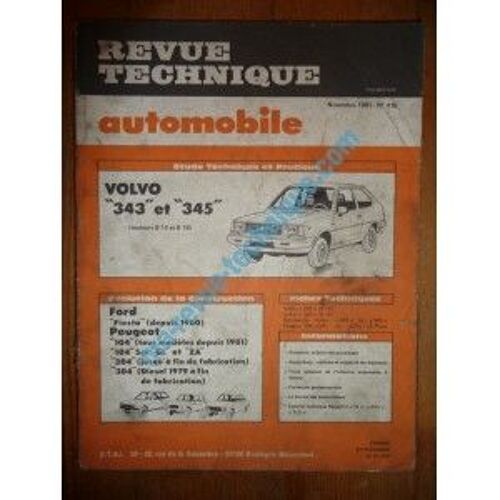 343-345 Revue Technique Volvo