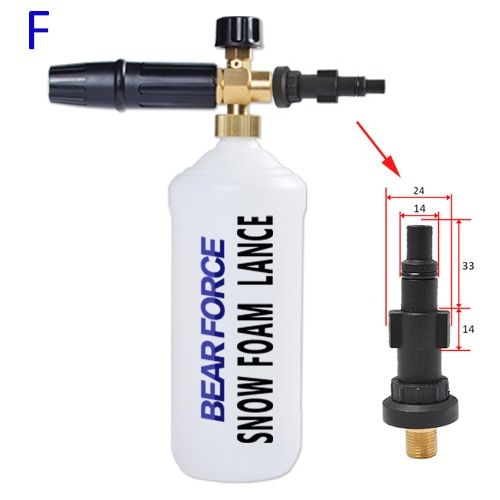 Red Pulvérisateur De Mousse Pour Karcher Bosch Interskol Elitech Nilfisk Huter Stihl, Buse De Mousse, Lance De Neige, Bouteille De Lavage De Voiture À Pression