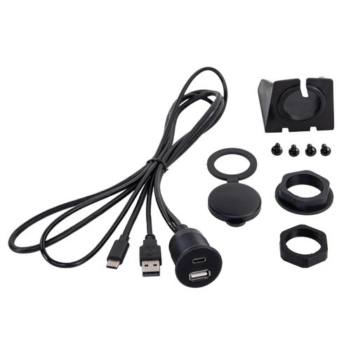 Boitier Integre Montage Sur Tableau De Bord Usb-A Usb-C