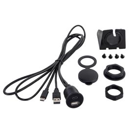Boitier Integre Montage Sur Tableau De Bord Usb-A Usb-C
