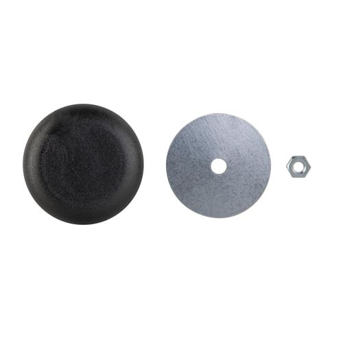 Cache-trou antenne D40mm noir