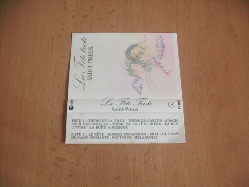 Saint-Preux K7 Audio (Prune) "La Fête Triste"