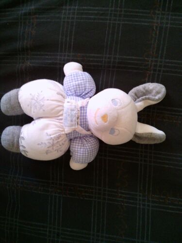 Doudou Lapin Tartine Et Chocolat 19 Cm +Les Oreilles 6 Cm