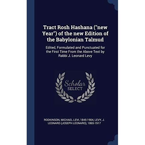 Tract Rosh Hashana ("New Year") Of The New Edition Of The Babylonian Talmud
