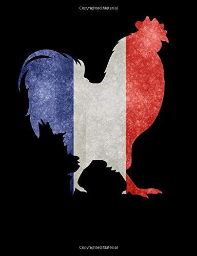 Notebook: An Elegant 110-Page 7.44''x 9.69'' Wide Ruled Lined Composition Notebook For Fans Of France And French Culture.