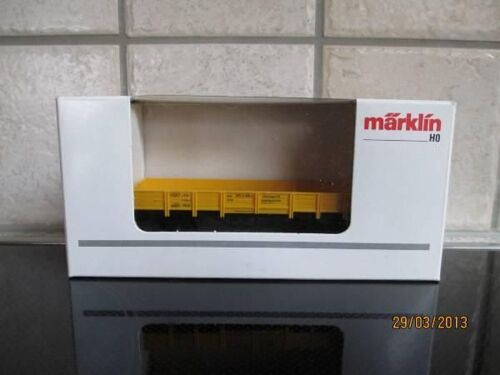 Marklin 4471 Wagon Bords Bas Court Jaune-Marklin