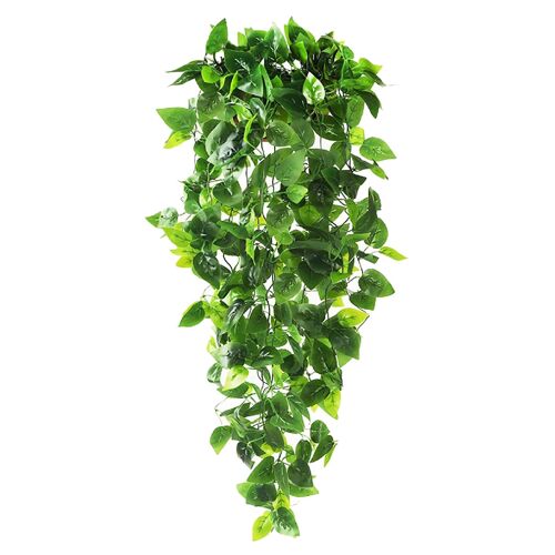 Guirlande de feuilles artificielless 12 pièces, fausse feuille verte de lierre, plante artificielle suspendue au mur, décoration de mariage, de jardin de maison