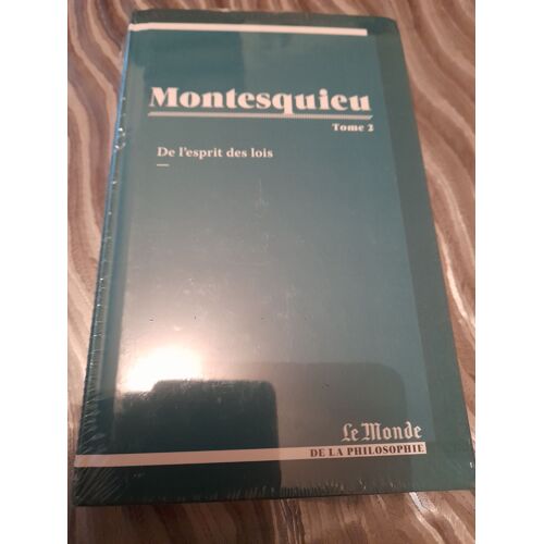 Montesquieu De L'esprit Des Lois