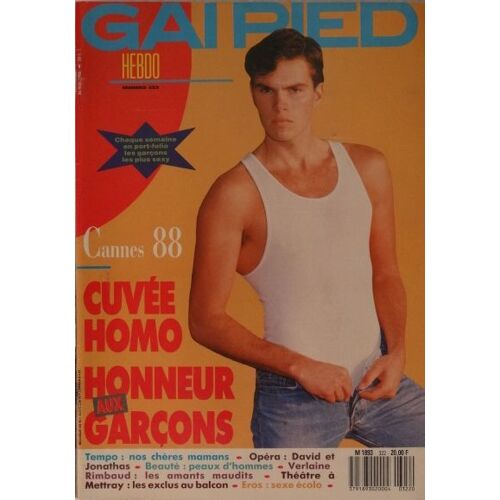 Gai Pied N° 322 Du 26/05/1988