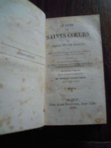 Le Livre Des Saints Coeurs De Jesus Et De Marie