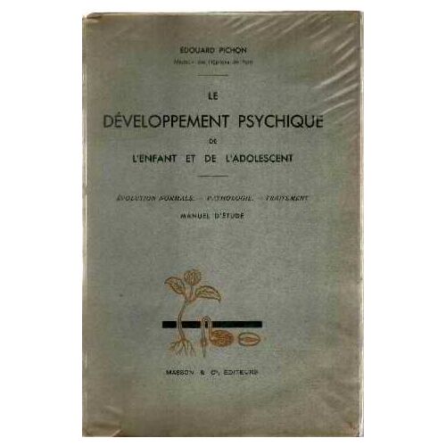 Le Developpement Psychique De L'enfant Et L'adolescent/Manuel D'etude