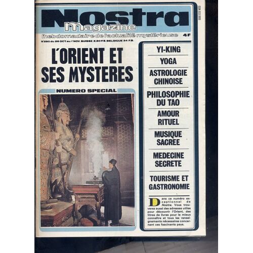 Nostra N°290 - L' Orient Et Ses Mystères - Yi-King - Yoga - Amour Rituel - Musique Sacré ...