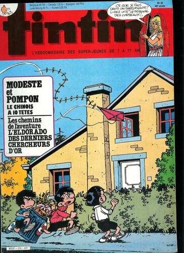 Tintin 514   40eme Année  No 29