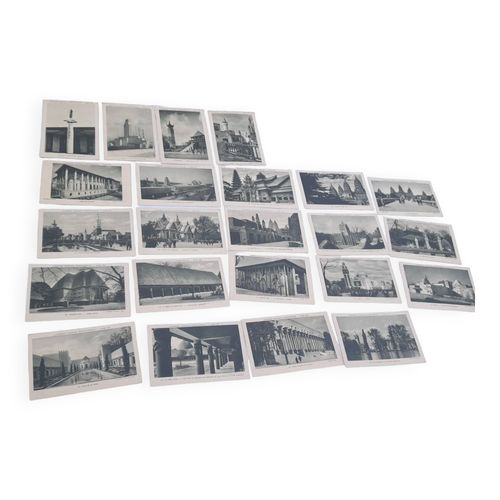 Lot de 24 cartes postales exposition coloniale  universelle Paris 1931 noir