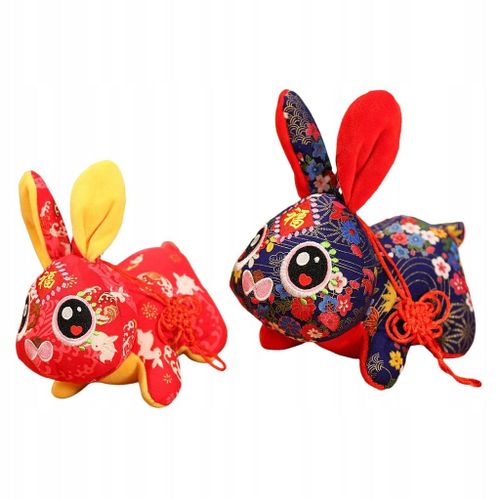 Jouets En Peluche De Lapin Du Nouvel An Chinois Animaux En Peluche