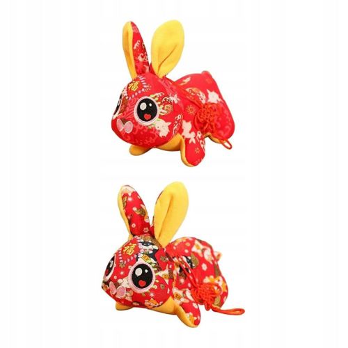 Jouets En Peluche De Lapin Du Nouvel An Chinois Animaux En Peluche
