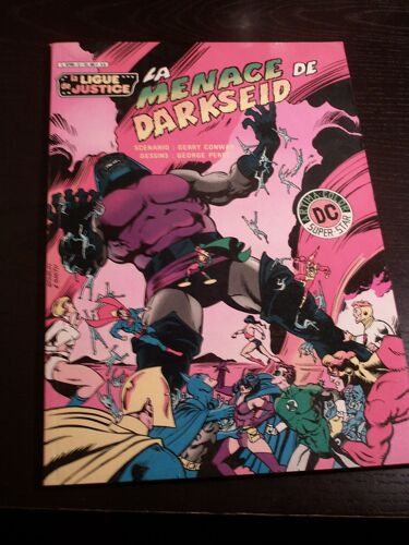 Lot De 4 Bd: La Ligue De Justice 2 (La Menace De Darkseid)/ Super Héros 8 (L'effet Oméga)/ Star Flash 6 (L'emprise Des Miroirs)/ Arion 1 (Seigneur D'atlantis)