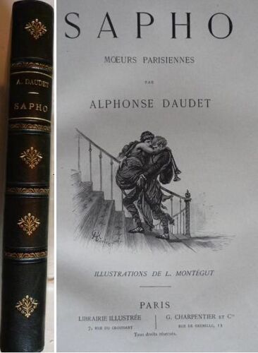 Sapho ,  Moeurs Parisiennes  Illustrée Par L. Montégut