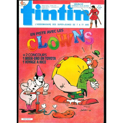 Tintin 608   42eme Année  No 19