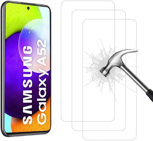 Verres Trempe X3 Pour Samsung A52 4G/5G Little Boutik®