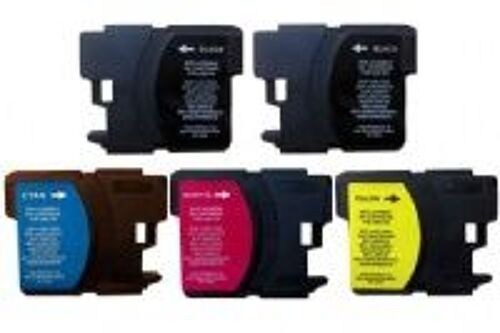 Pack 5 cartouches compatible BROTHER LC1100