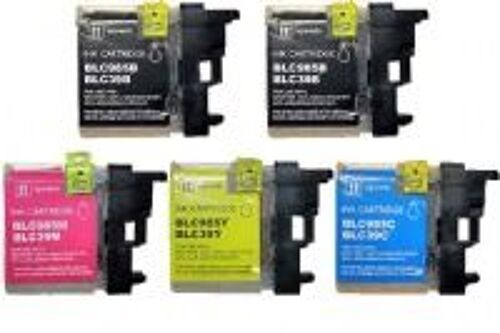 Pack 5 cartouches compatible BROTHER LC985