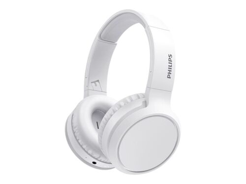 Philips TAH5205WT - Écouteurs avec micro - circum-aural - Bluetooth - sans fil - blanc