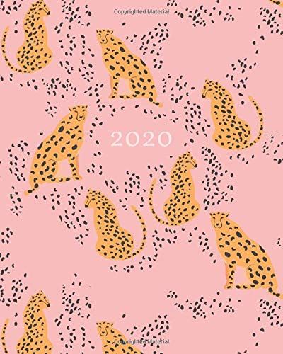 2020 Planner: Weekly And Monthly Jan 1, 2020 To Dec 31, 2020 | Weekly Monthly Daily View Planner Organizer Calendar | Pink Peach Leopard Cheetah