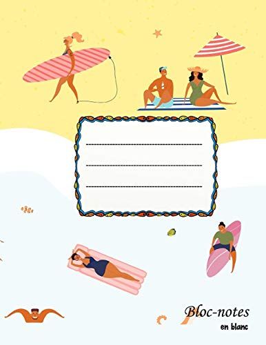 Bloc-Notes En Blanc: Strand - Format A4 | 112 Pages | Carnet De Notes Avec Registre | Idéal Comme Agenda, Carnet De Croquis, Carnet De Croquis, Carnet À Dessin Ou Cahier À Colorier Vide