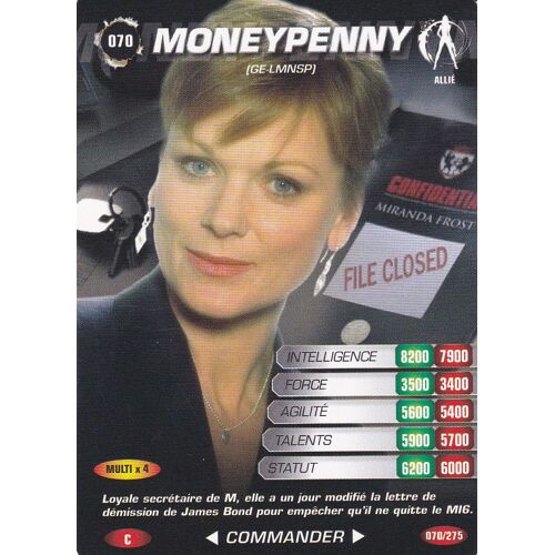 007- James Bond- Commander Monney Penny